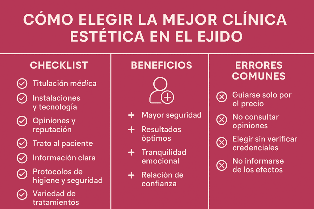 Cómo elegir la mejor clínica estética en El Ejido